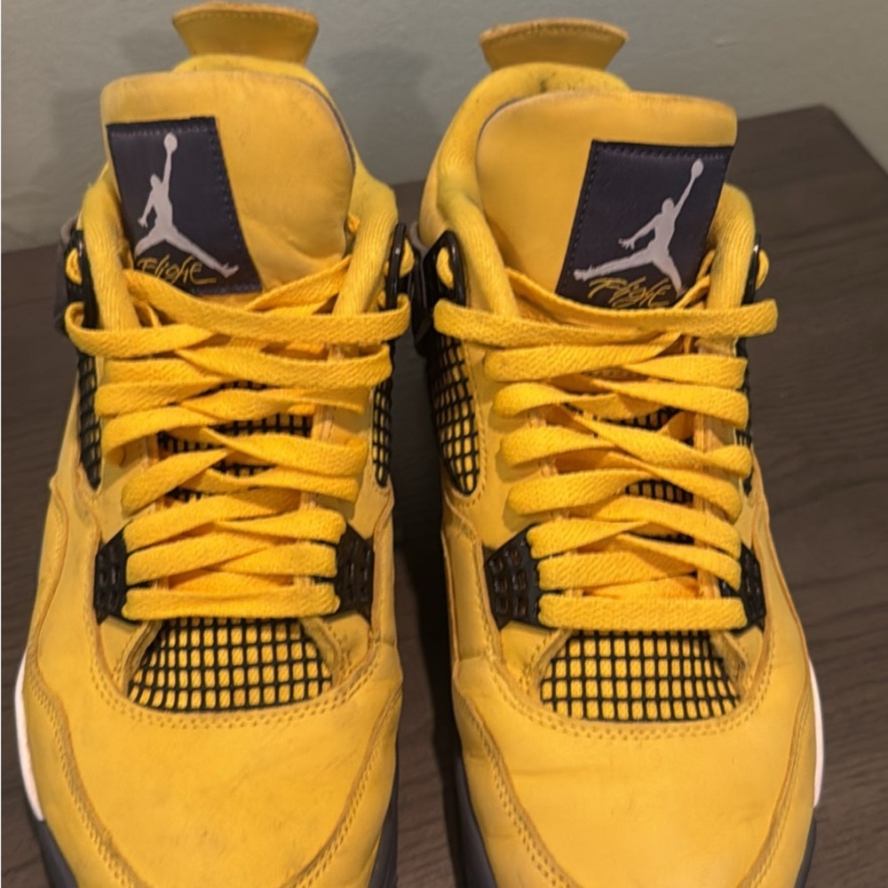 Jordan Yellow Air Jordan 4 Sneakers